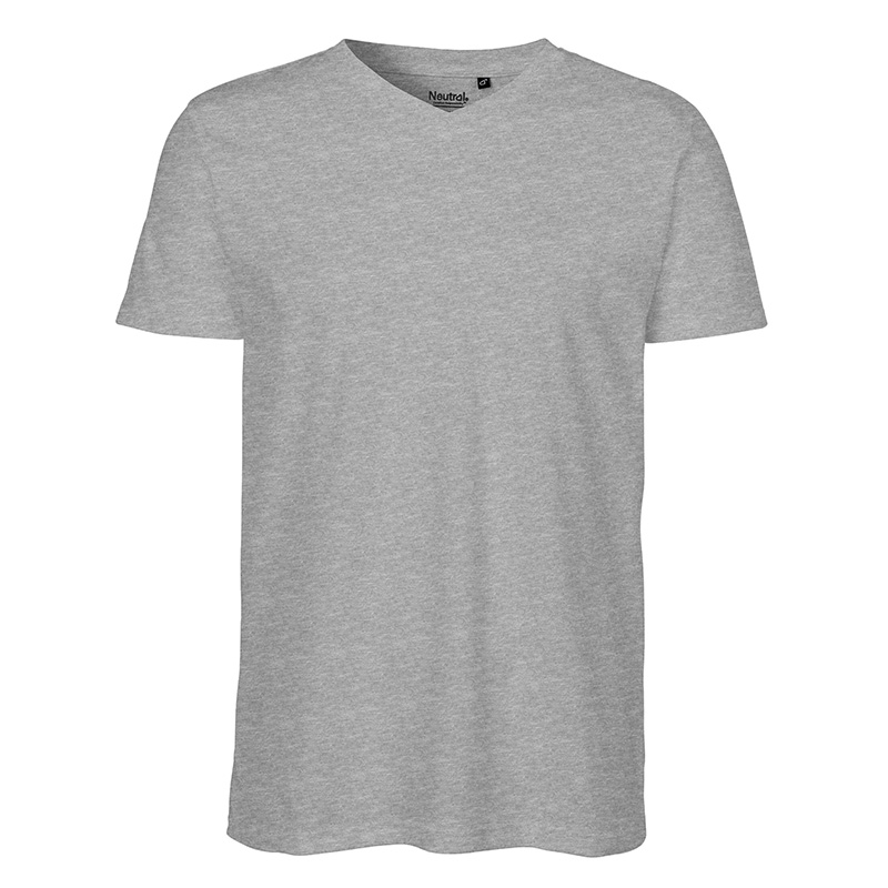 Fairtrade T-shirt heren V-hals - Afbeelding 6